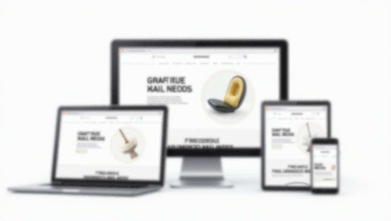 Site web responsive affiche sur differents appareils